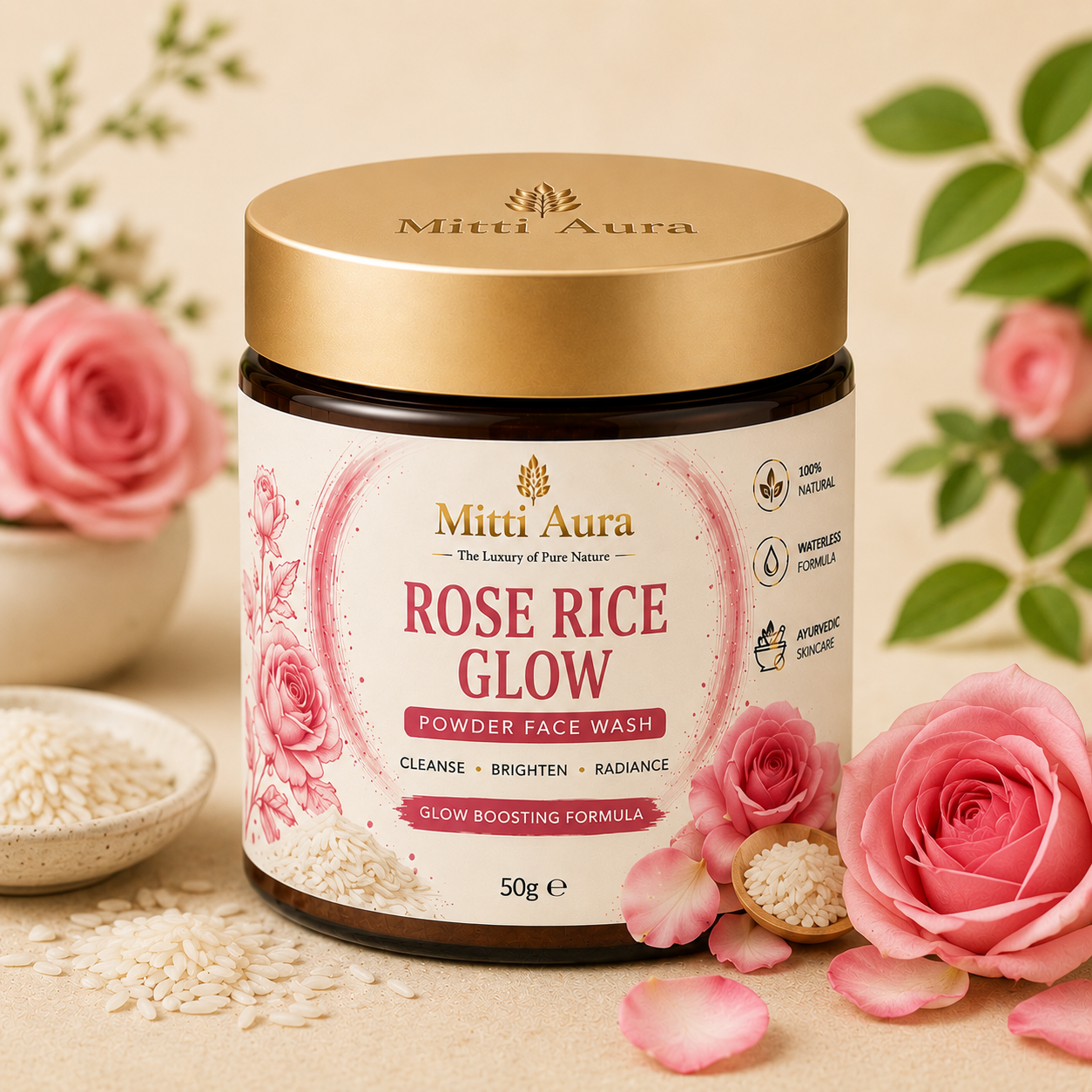 Rose Rice Glow